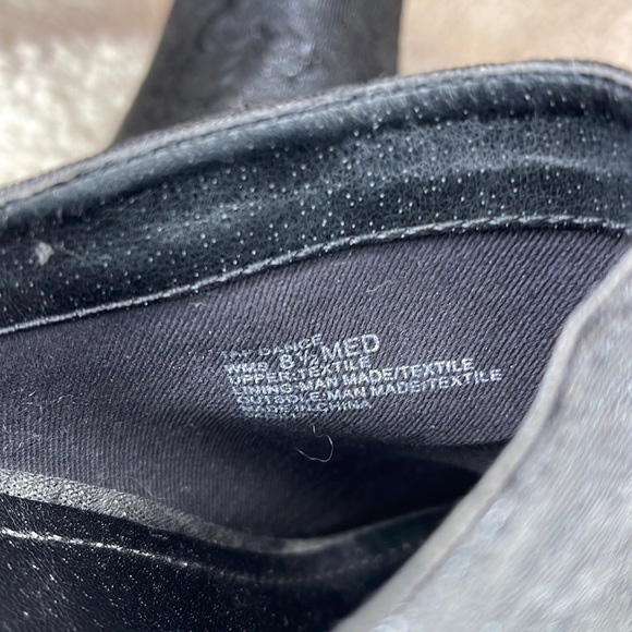 KENNETH COLE Womens Black Tap Dance Slip On Heeled Mules size 8.5 - Picture 6 of 14